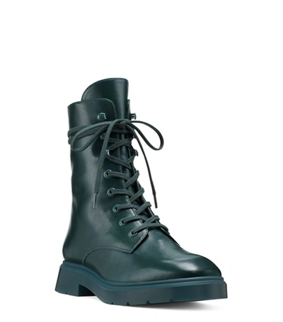 Shop Stuart Weitzman Mckenzee Mens In Dark Emerald Leather