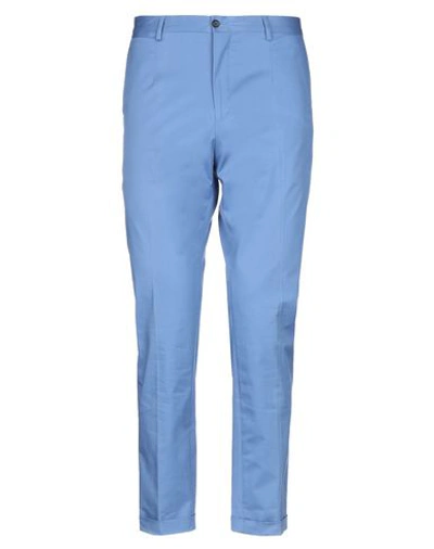 Shop Dolce & Gabbana Pants In Pastel Blue