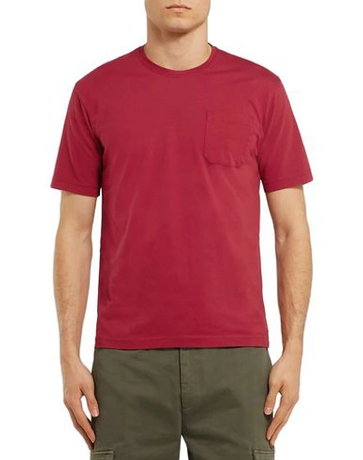 Shop Aspesi Man T-shirt Red Size M Cotton