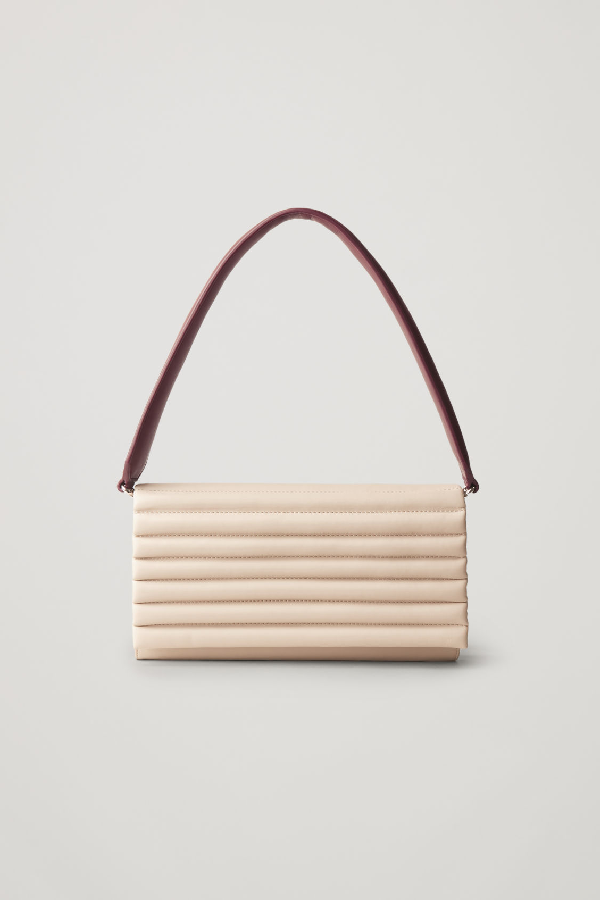 leather clutch with strap