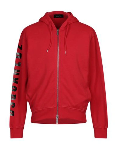 Dsquared2 Sweatshirts In Red