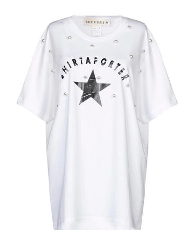 Shop Shirtaporter T-shirts In White