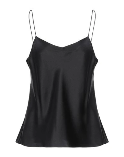 Shop Joseph Silk Top In Black