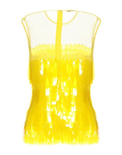 Shop Dries Van Noten Tops In Yellow