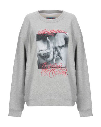 Shop Adaptation Sweatshirts In Grey