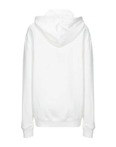 Shop Moschino Woman Sweatshirt White Size Xs Cotton