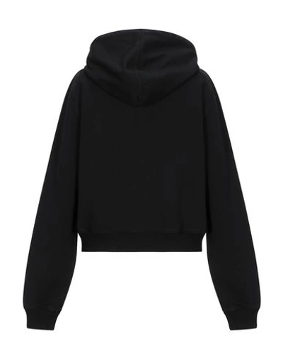 Shop Off-white Hooded Sweatshirt In Black