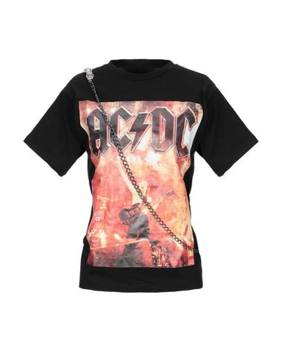 Shop Tiger In The Rain T-shirts In Black
