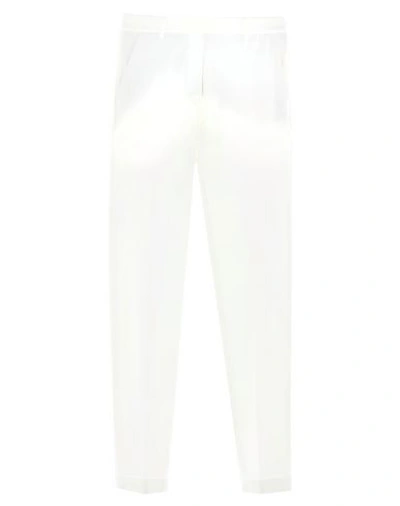 Shop Incotex Pants In Ivory