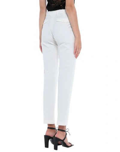 Shop Incotex Pants In Ivory