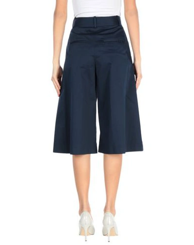 Shop Alice And Olivia Cropped Pants & Culottes In Dark Blue