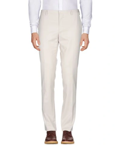 Shop Lanvin Casual Pants In Ivory