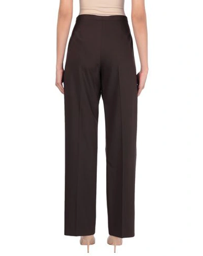 Shop Anderson Casual Pants In Dark Brown