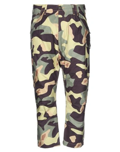 Shop Junya Watanabe Pants In Military Green