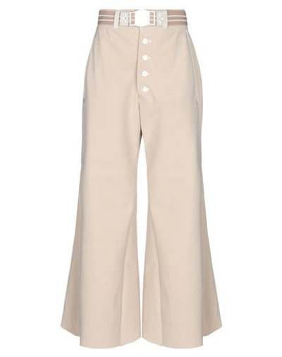 Shop High By Claire Campbell High Woman Pants Sand Size 8 Nylon, Elastane In Beige