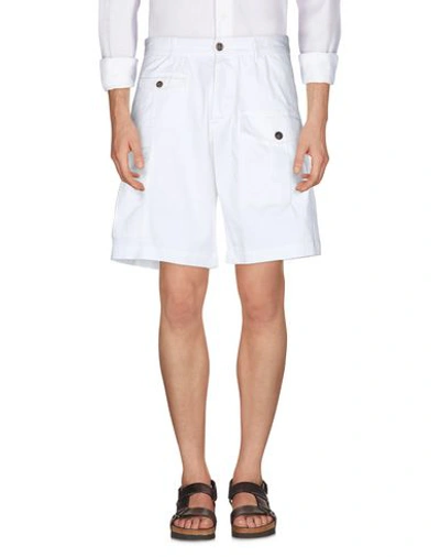 Shop Dsquared2 Shorts & Bermuda Shorts In White