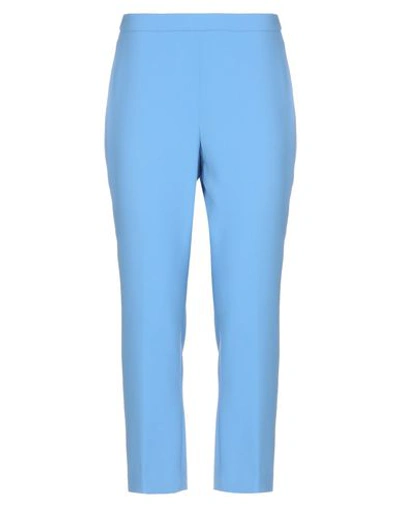 Shop Theory Woman Pants Azure Size 10 Triacetate, Polyester In Blue