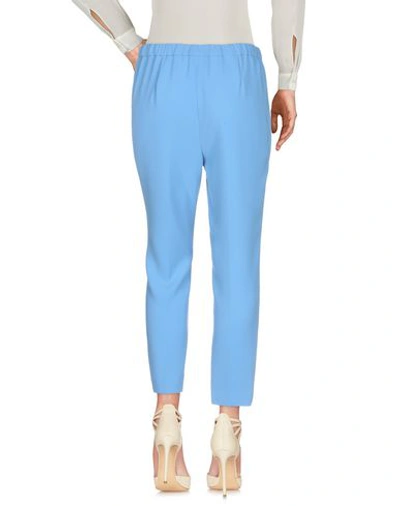 Shop Theory Woman Pants Azure Size 10 Triacetate, Polyester In Blue