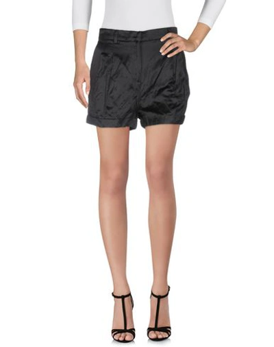 Philosophy Di Lorenzo Serafini Woman Shorts & Bermuda Shorts Black Size 8 Viscose, Cotton, Metallic In Black