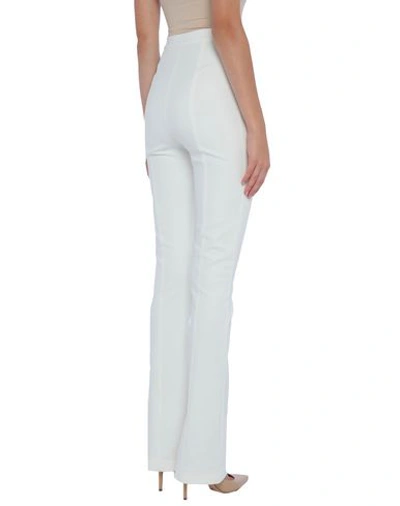 Shop Patrizia Pepe Woman Pants White Size 8 Cotton, Polyamide, Elastane