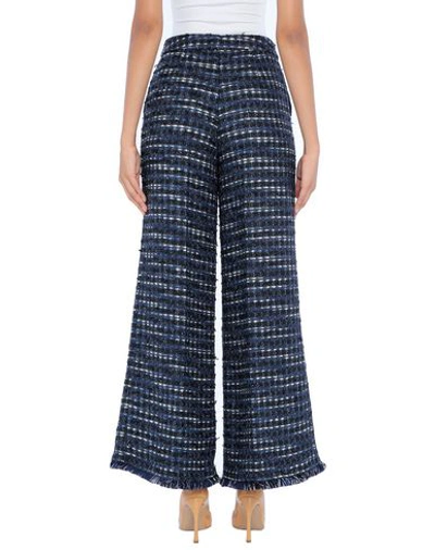 Shop Boutique Moschino Woman Pants Midnight Blue Size 8 Cotton, Polyamide, Polyester, Acrylic