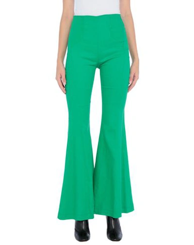 Shop L'autre Chose Casual Pants In Green
