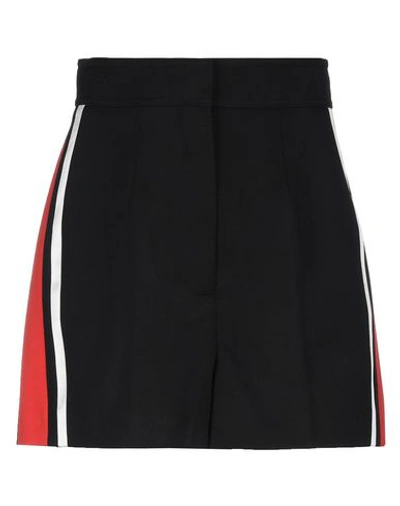 Shop Alexander Mcqueen Woman Shorts & Bermuda Shorts Black Size 4 Wool, Silk, Polyester