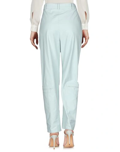 Shop Stella Mccartney Woman Pants Sky Blue Size 4-6 Cotton, Polyamide