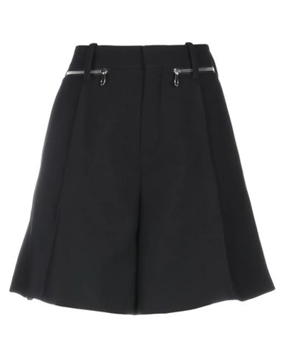 Shop Chloé Woman Shorts & Bermuda Shorts Black Size 2 Virgin Wool