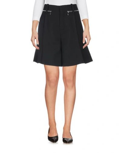 Shop Chloé Woman Shorts & Bermuda Shorts Black Size 2 Virgin Wool