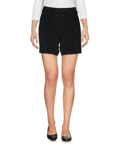 Shop Kenzo Woman Shorts & Bermuda Shorts Black Size 2 Triacetate, Polyester