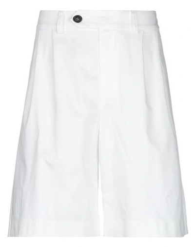 Shop Mauro Grifoni Bermudas In White