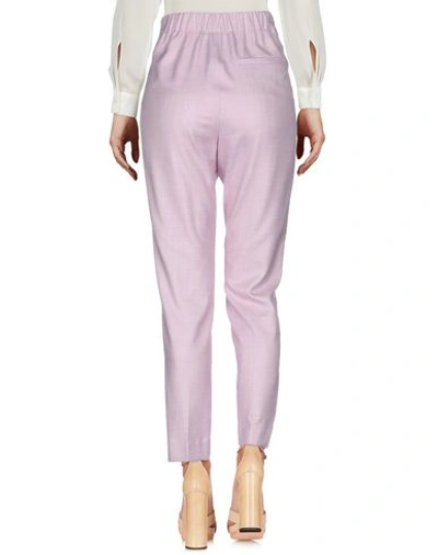 Shop Erika Cavallini Woman Pants Lilac Size 10 Viscose In Purple