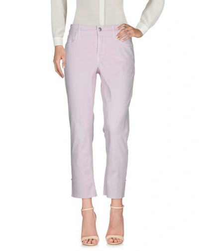 Shop Cambio Casual Pants In Light Pink