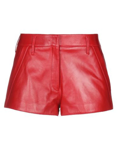 Shop Saint Laurent Shorts & Bermuda Shorts In Red