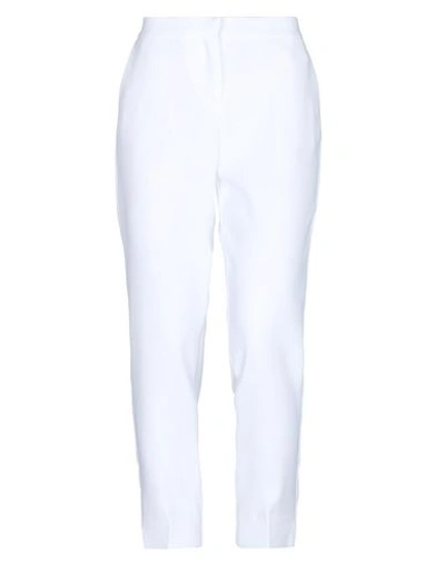 Shop Space Style Concept Simona Corsellini Woman Pants White Size 10 Polyester