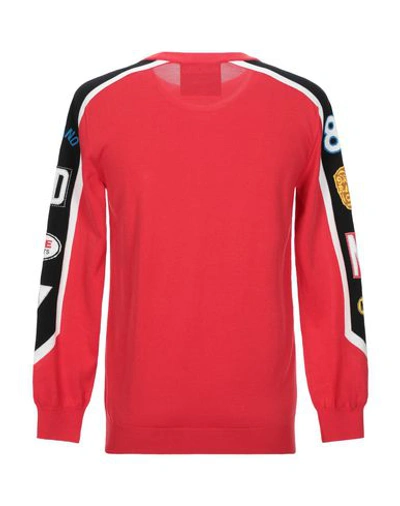 Moschino Sweaters In Red