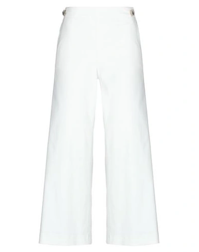 Shop Atos Lombardini Pants In White