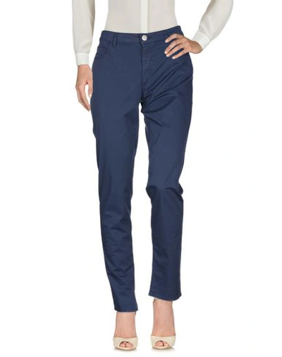 Trussardi Jeans Casual Pants In Dark Blue