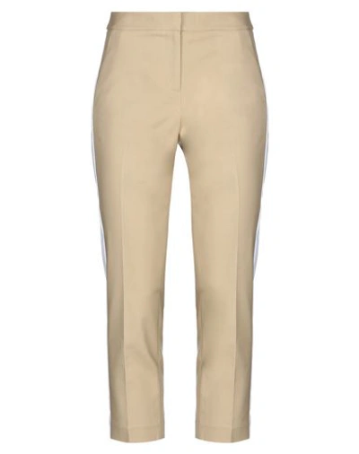 Shop Michael Michael Kors Cropped Pants In Sand