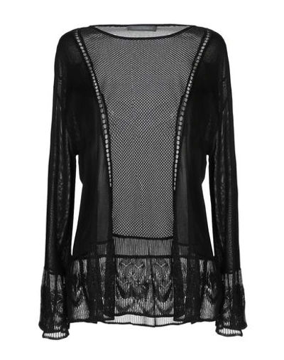 Shop Alberta Ferretti Woman Sweater Black Size 4 Viscose