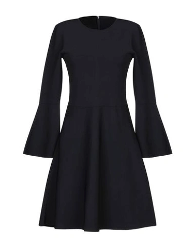Shop Stella Mccartney Short Dress In Dark Blue