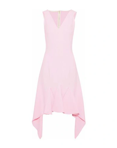 Shop Antonio Berardi Knee-length Dresses In Light Pink
