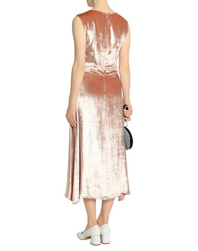 Shop Tome Midi Dress In Pale Pink