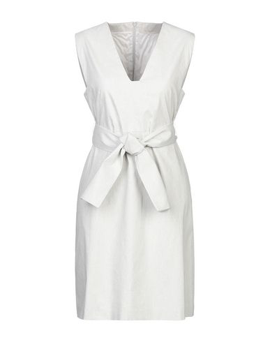 L'autre Chose Short Dress In Light Grey | ModeSens