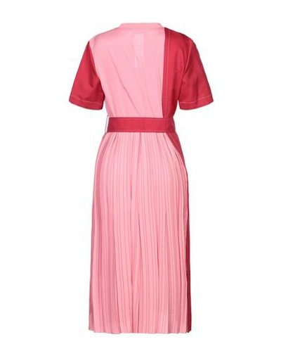 Shop Sportmax Code Midi Dresses In Pink