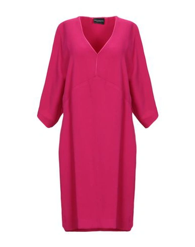 Shop Atos Lombardini Woman Mini Dress Mauve Size 4 Viscose, Polyester In Purple