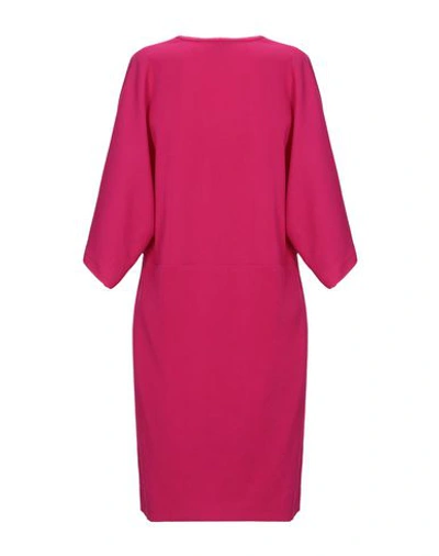 Shop Atos Lombardini Woman Mini Dress Mauve Size 6 Viscose, Polyester In Purple