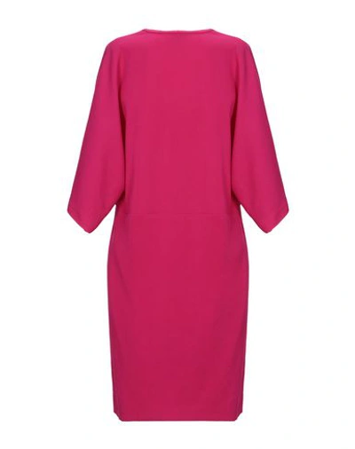 Atos Lombardini Short Dresses In Purple