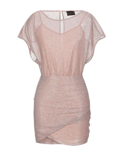 Shop Atos Lombardini Short Dresses In Pink